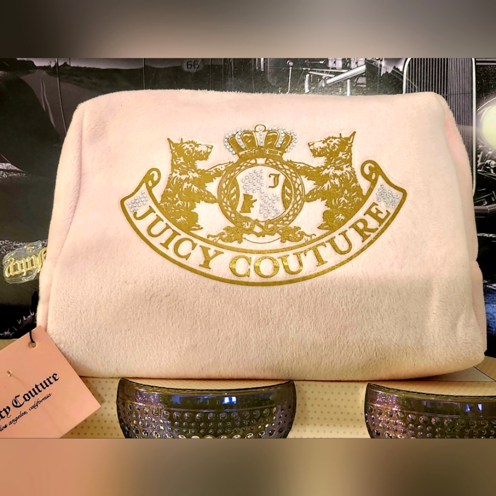 Juicy Couture Pink Velour Travel Bag NWT (Y2K vibes)